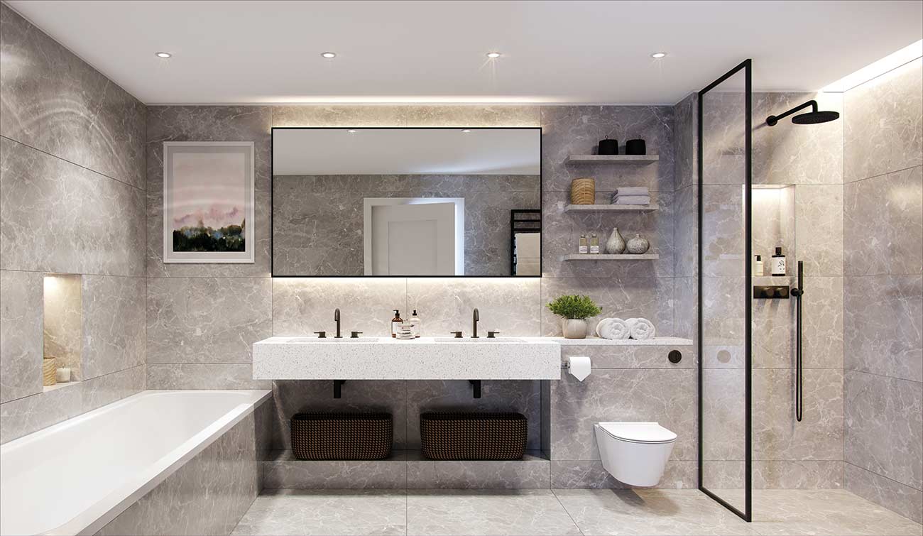 Bathroom, wide shot